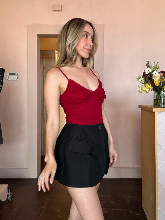 Chianti Ruffle Top