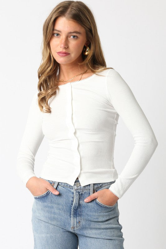 Claire Button Down Top