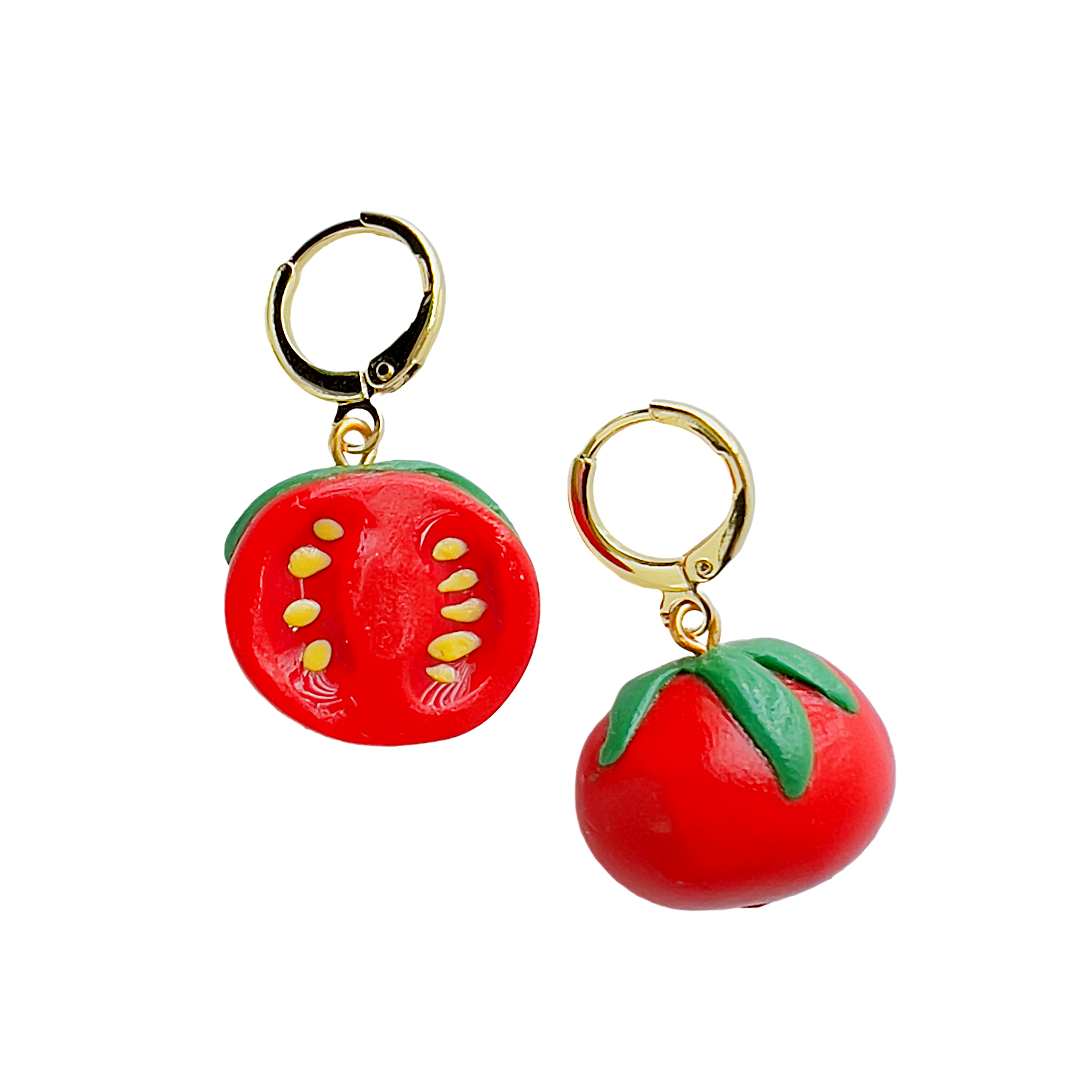 Cherry Tomato Earrings