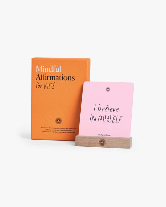 Mindful Affirmations for Kids, Display Cards Gift