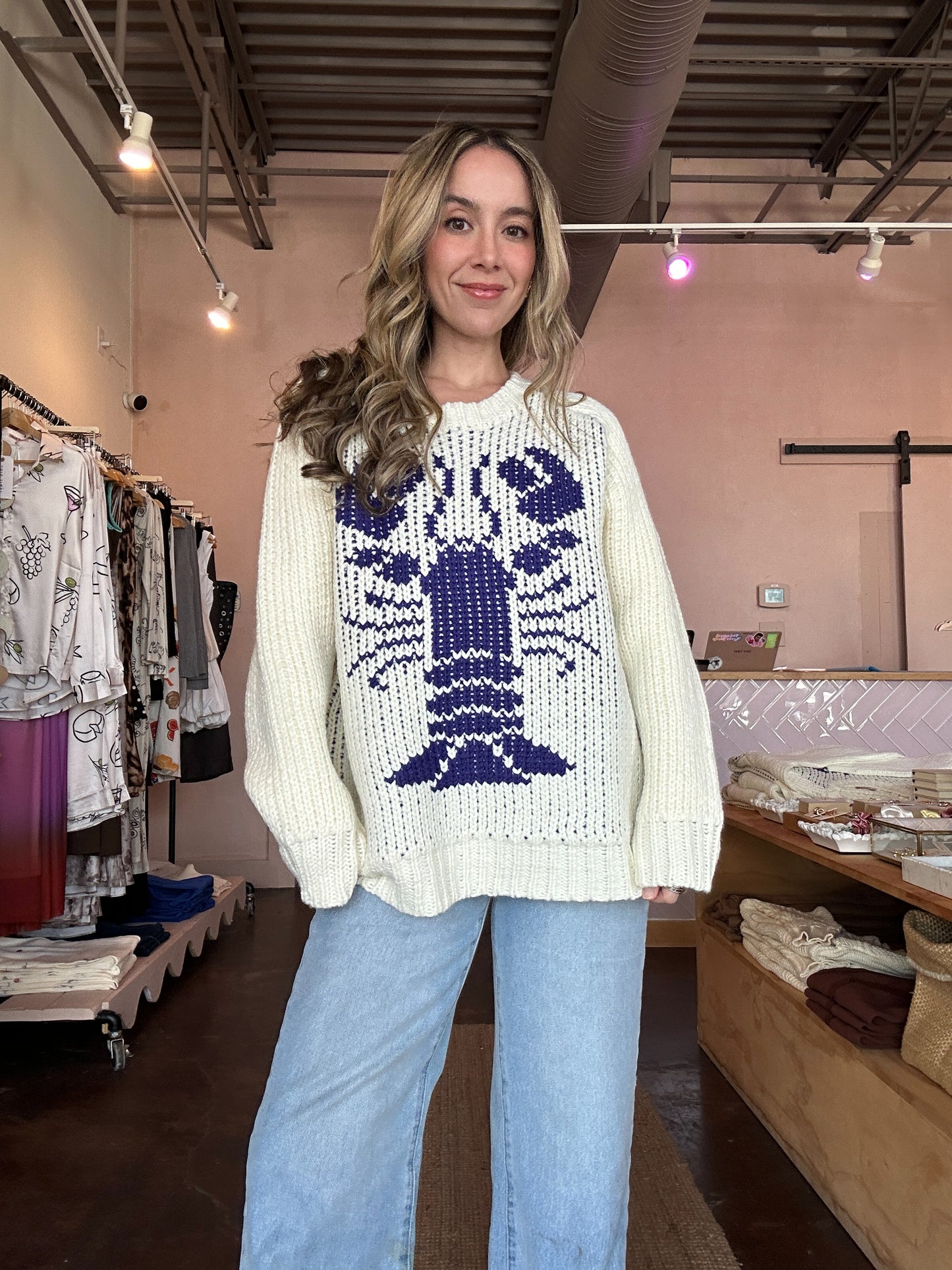 Lobster Knit Sweater