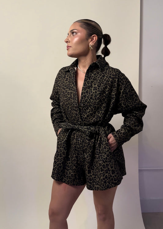 Leopard Lady Romper