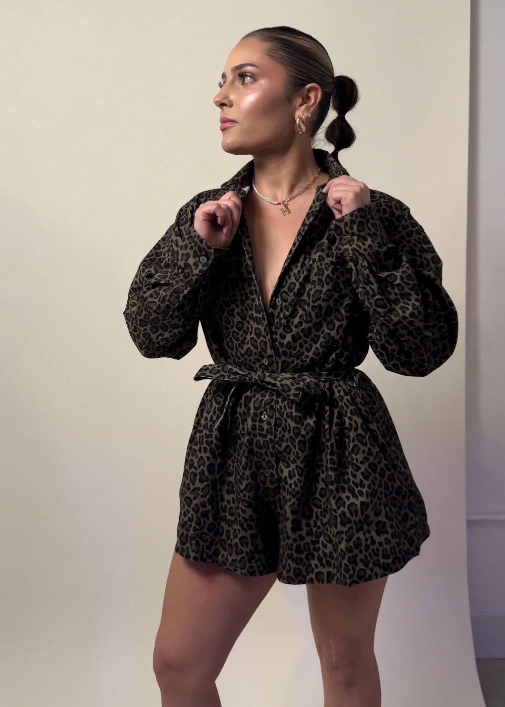 Leopard Lady Romper