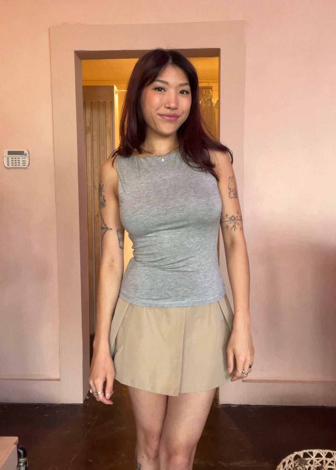 Kaia Grey Top