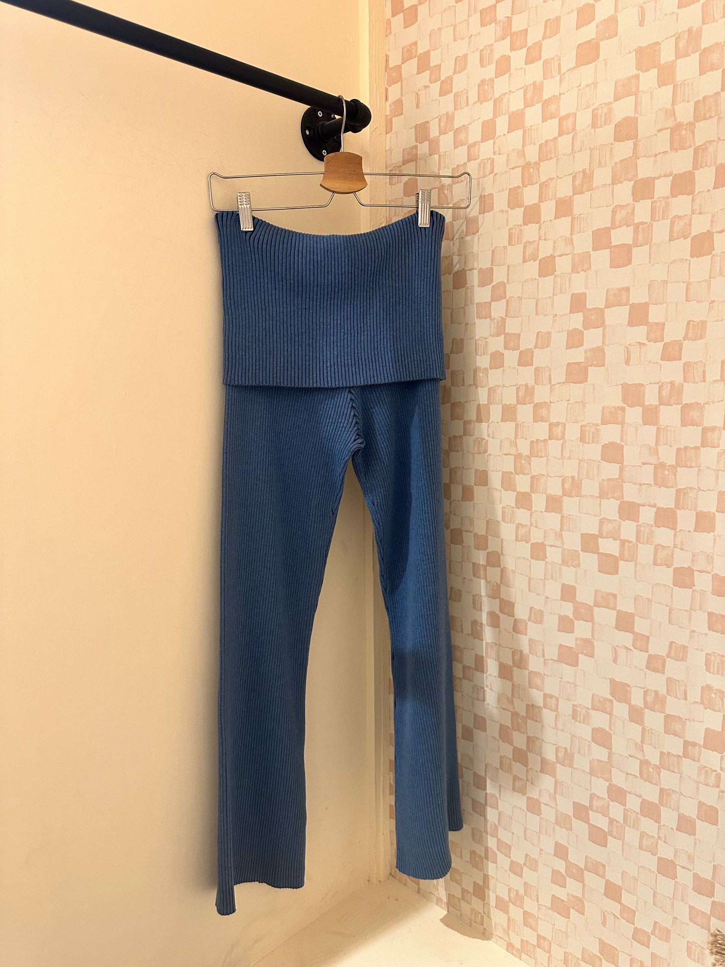 Foldover Knit Trousers