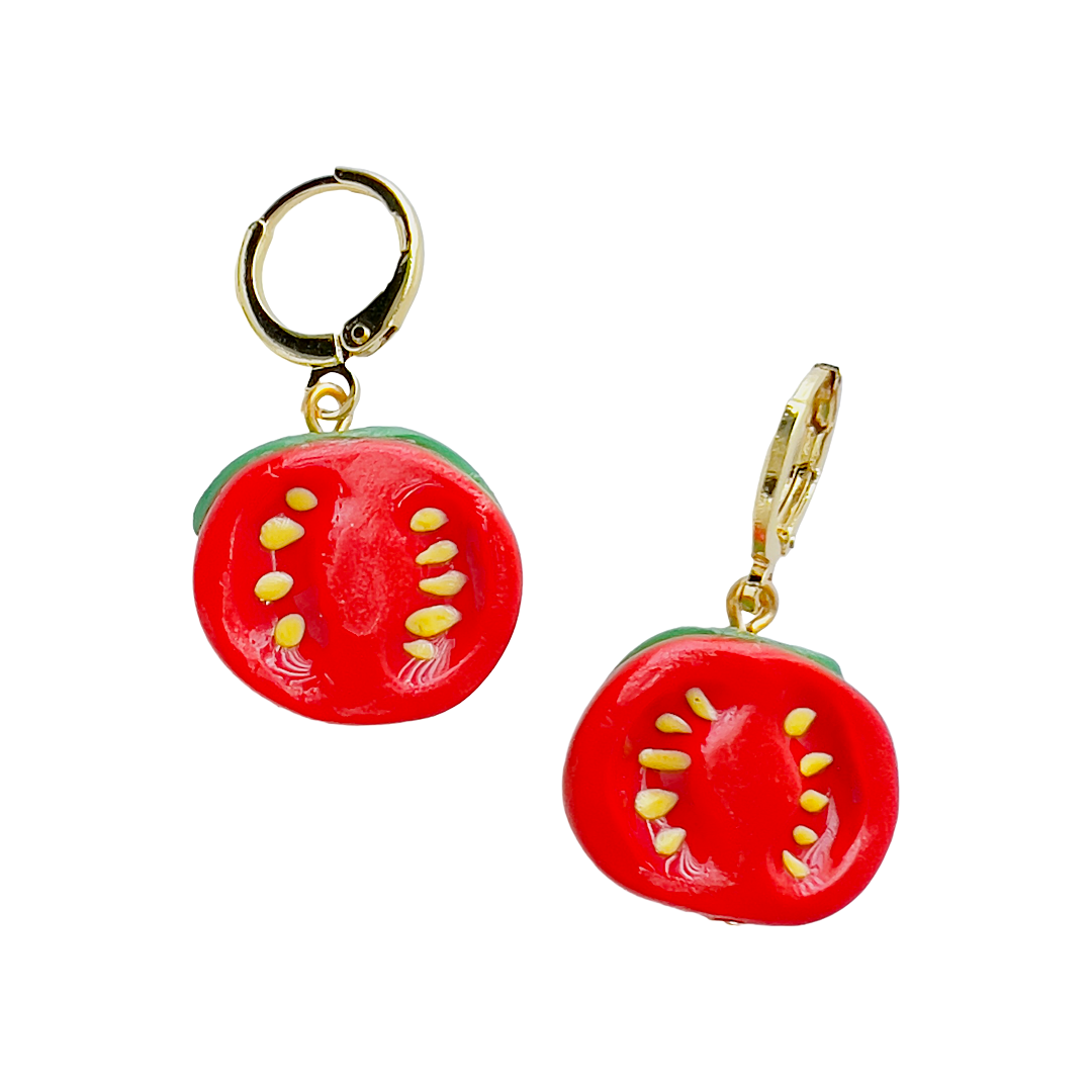 Cherry Tomato Earrings